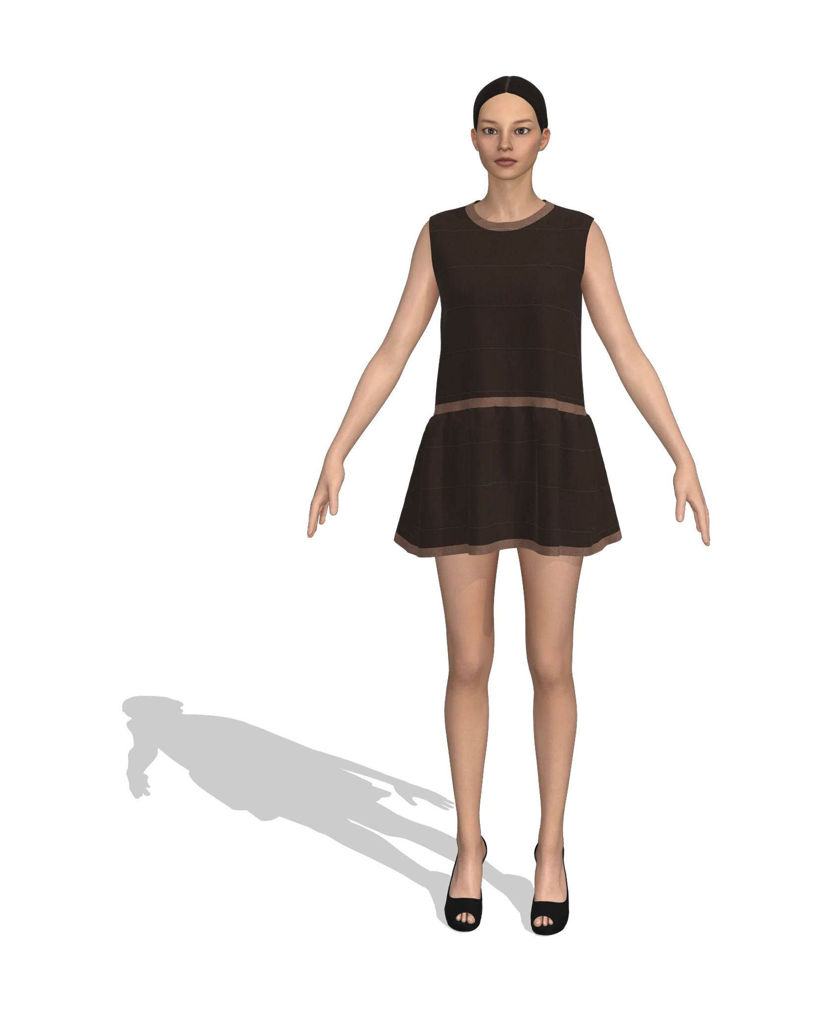 KDscion p42 sleeveless shift dress